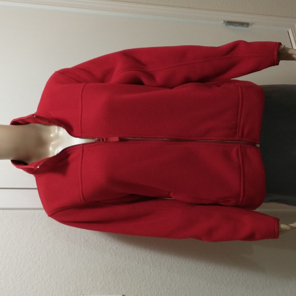 Merona red fleece jacket